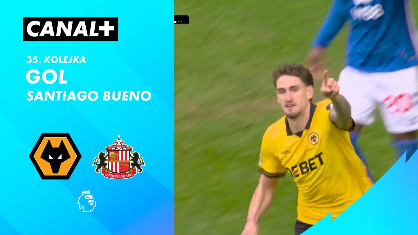 Gol Santiago Bueno przeciwko Sunderland (54')