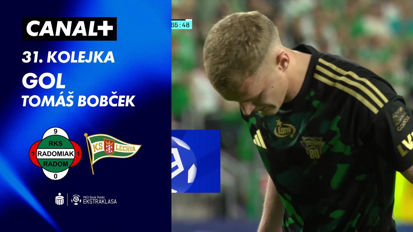 Gol Tomáš Bobček przeciwko Radomiak Radom (66')