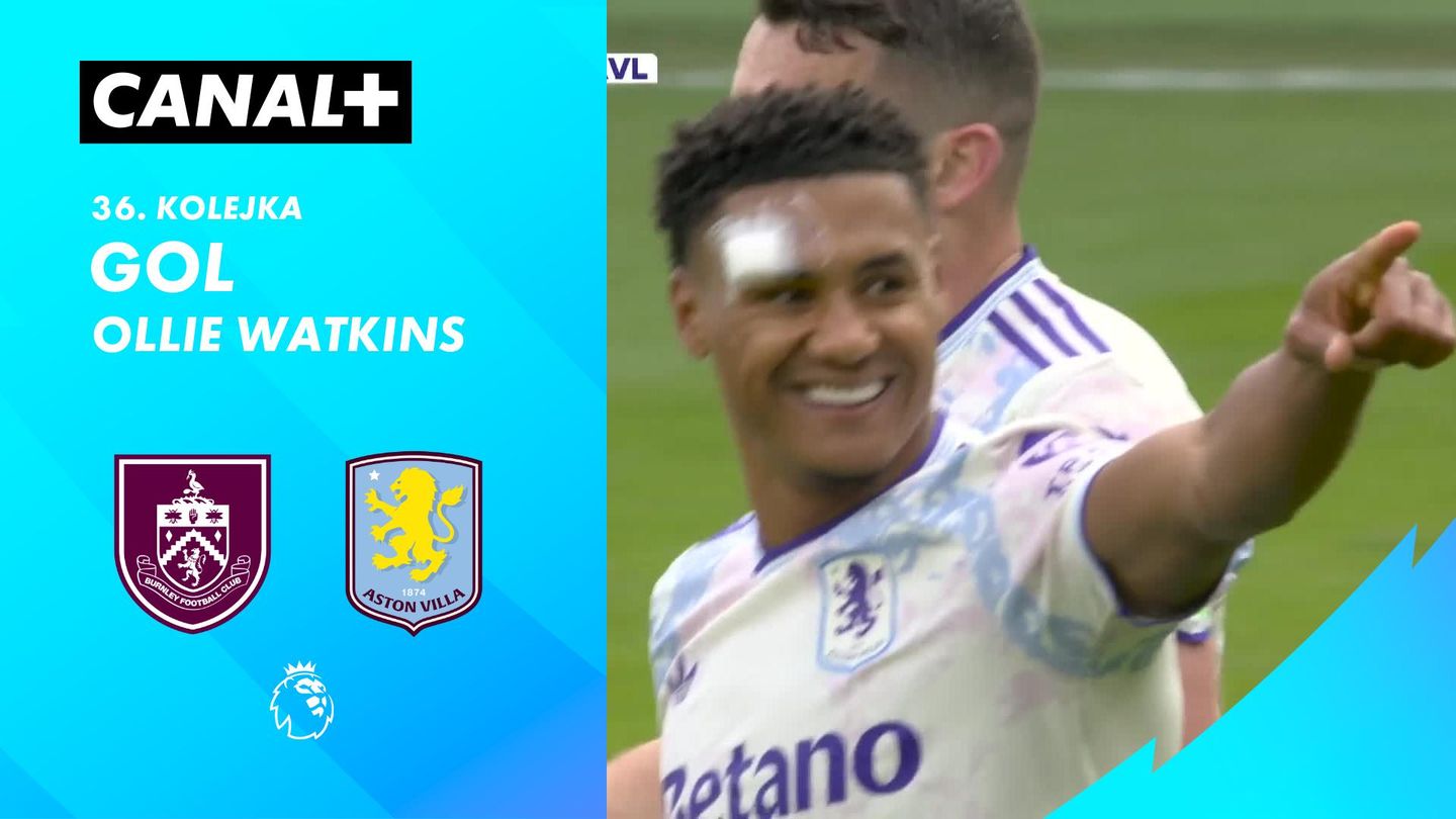 Gol Ollie Watkins przeciwko Burnley (56')