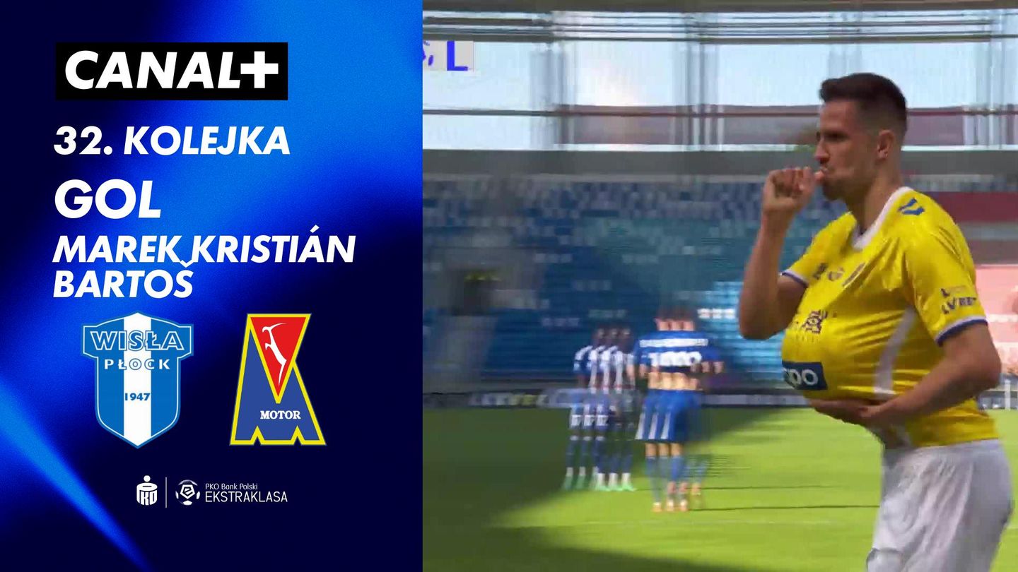 Gol Marek Kristián Bartoš przeciwko Wisła Płock SA (80')