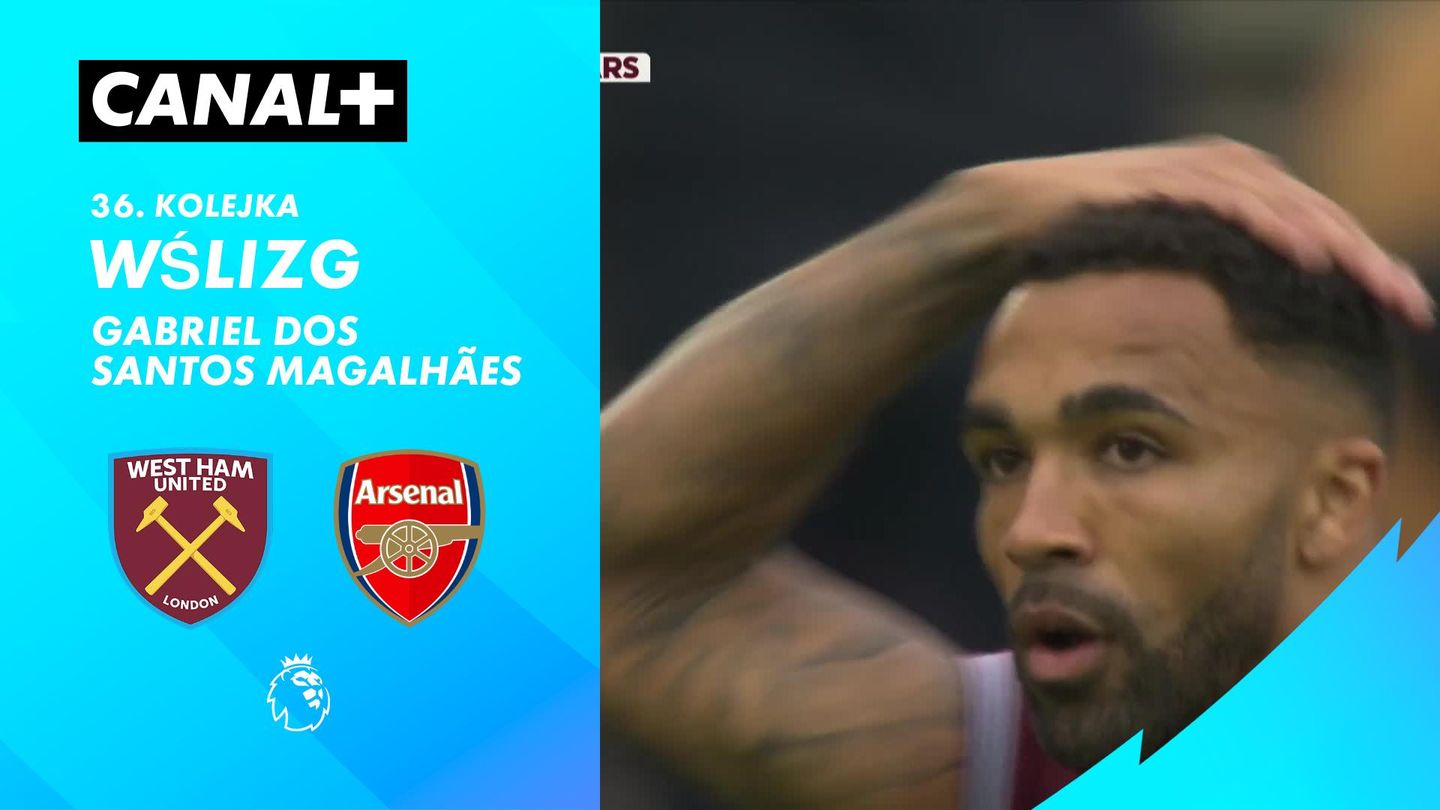 Wślizg Gabriel dos Santos Magalhães przeciwko West Ham United (94')
