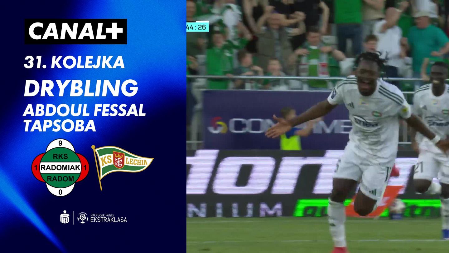 Drybling Abdoul Fessal Tapsoba przeciwko KS Lechia Gdańsk (45')