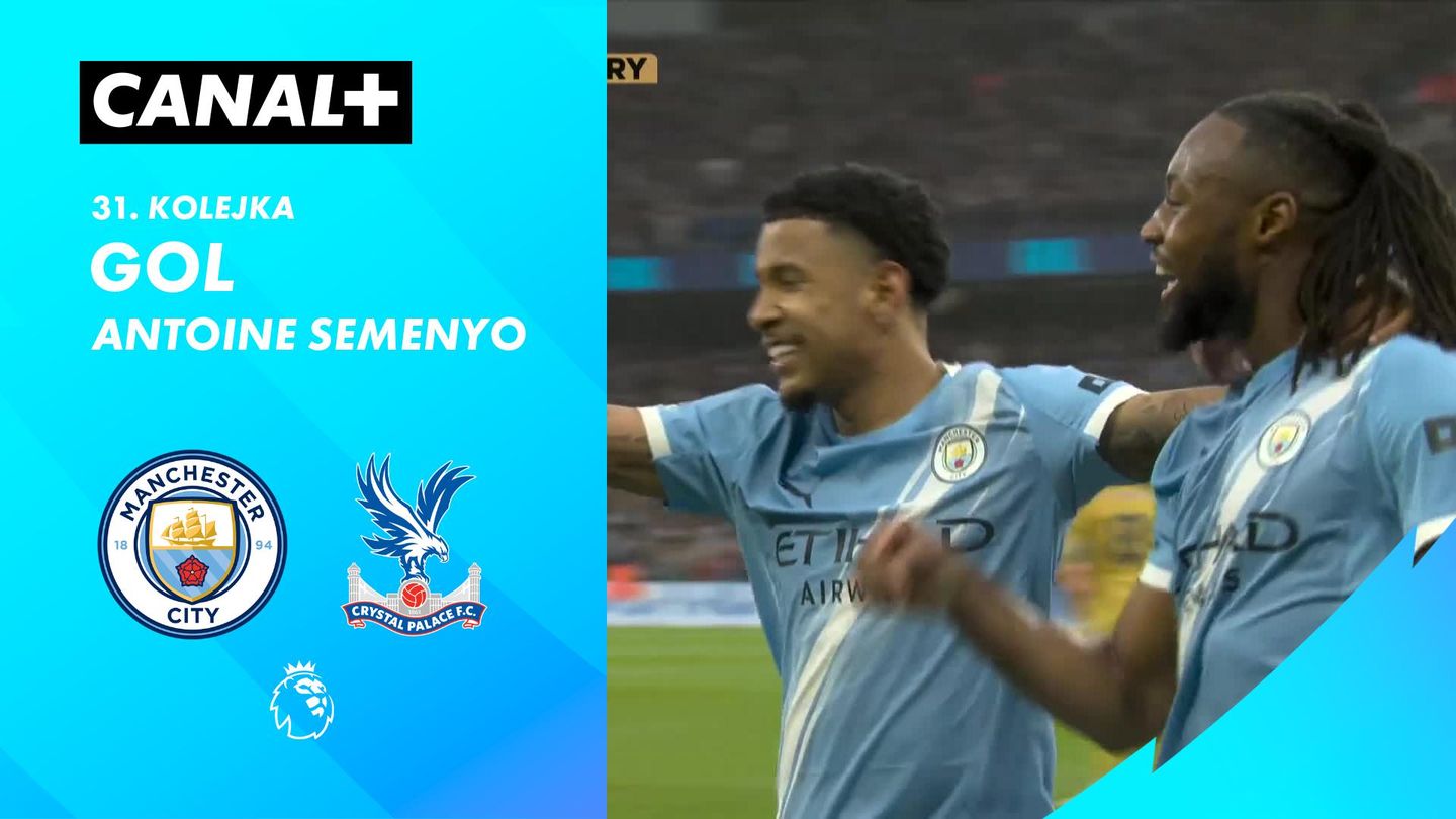Gol Antoine Semenyo przeciwko Crystal Palace (32')