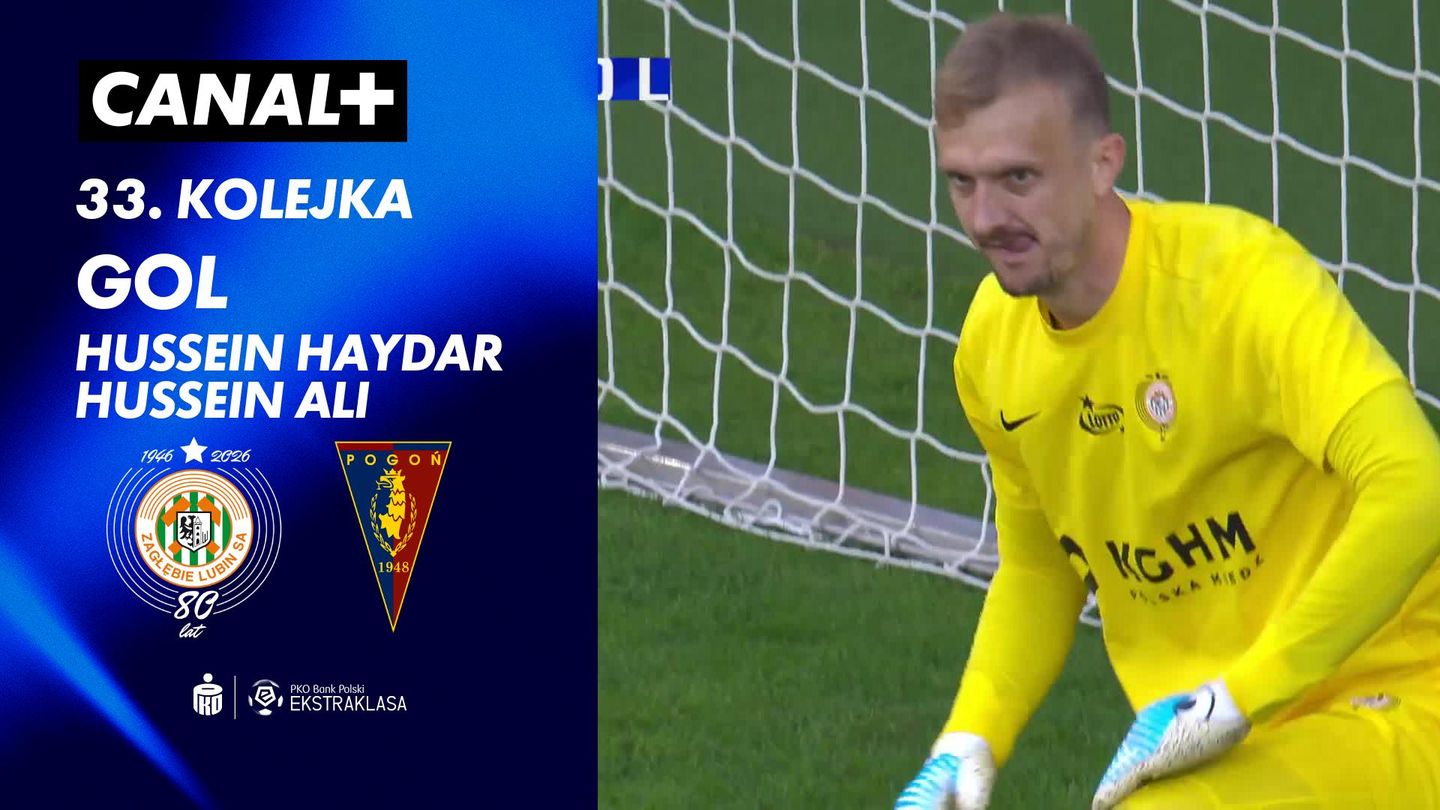 Gol Hussein Haydar Hussein Ali przeciwko KGHM Zagłębie Lubin (79')