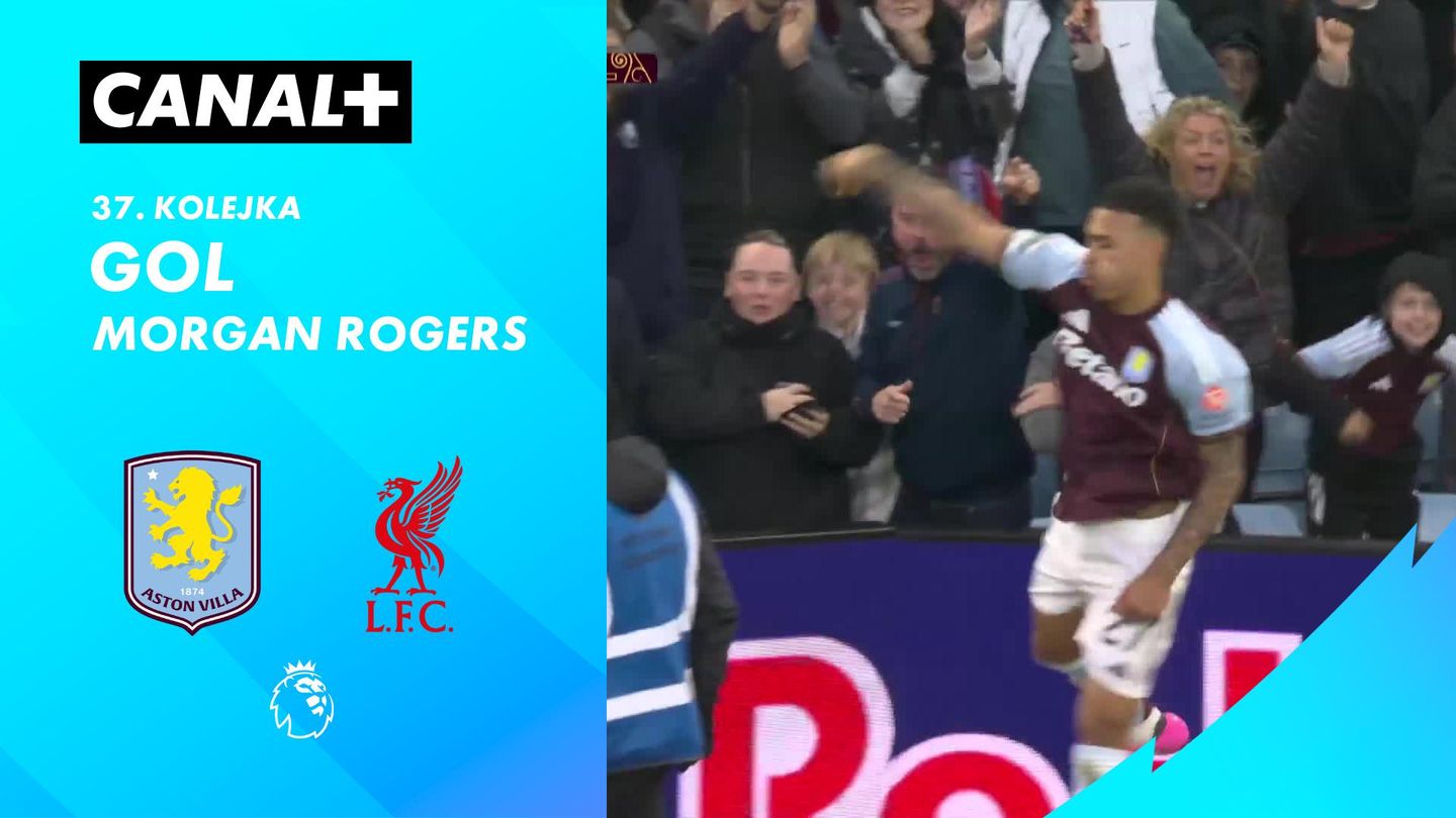 Gol Morgan Rogers przeciwko Liverpool (42')