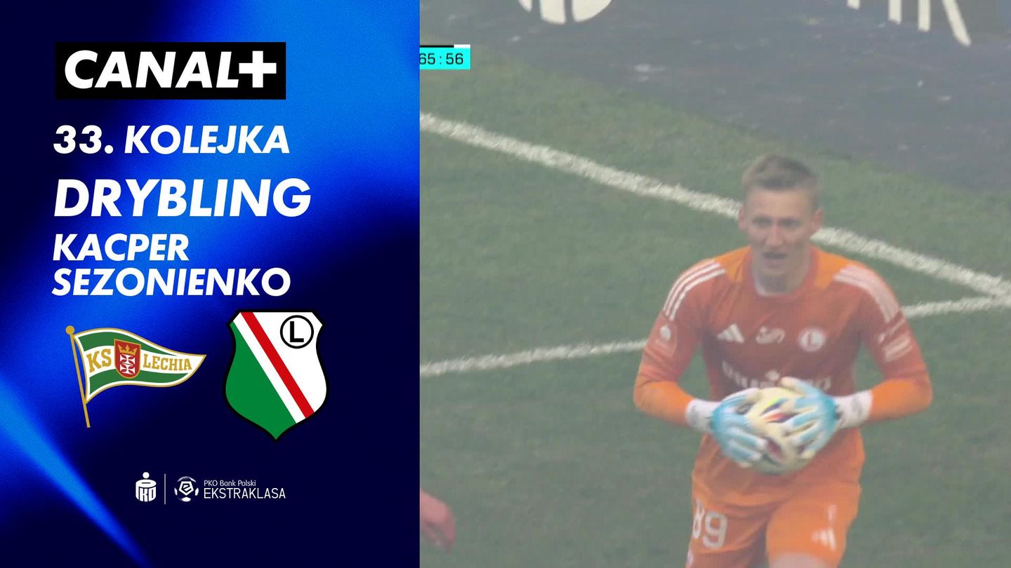 Drybling Kacper Sezonienko przeciwko Legia Warszawa (66')