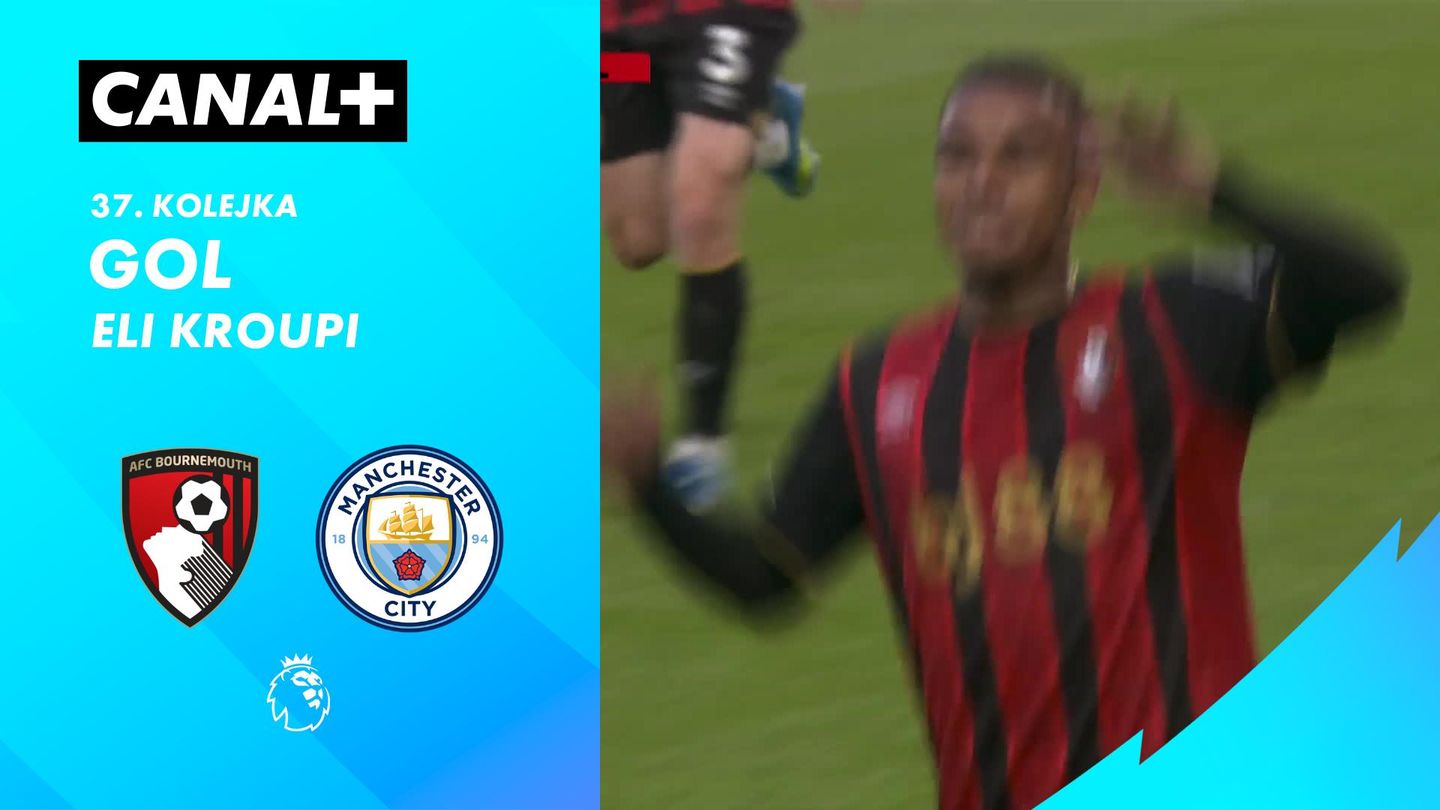 Gol Eli Kroupi przeciwko Manchester City (39')