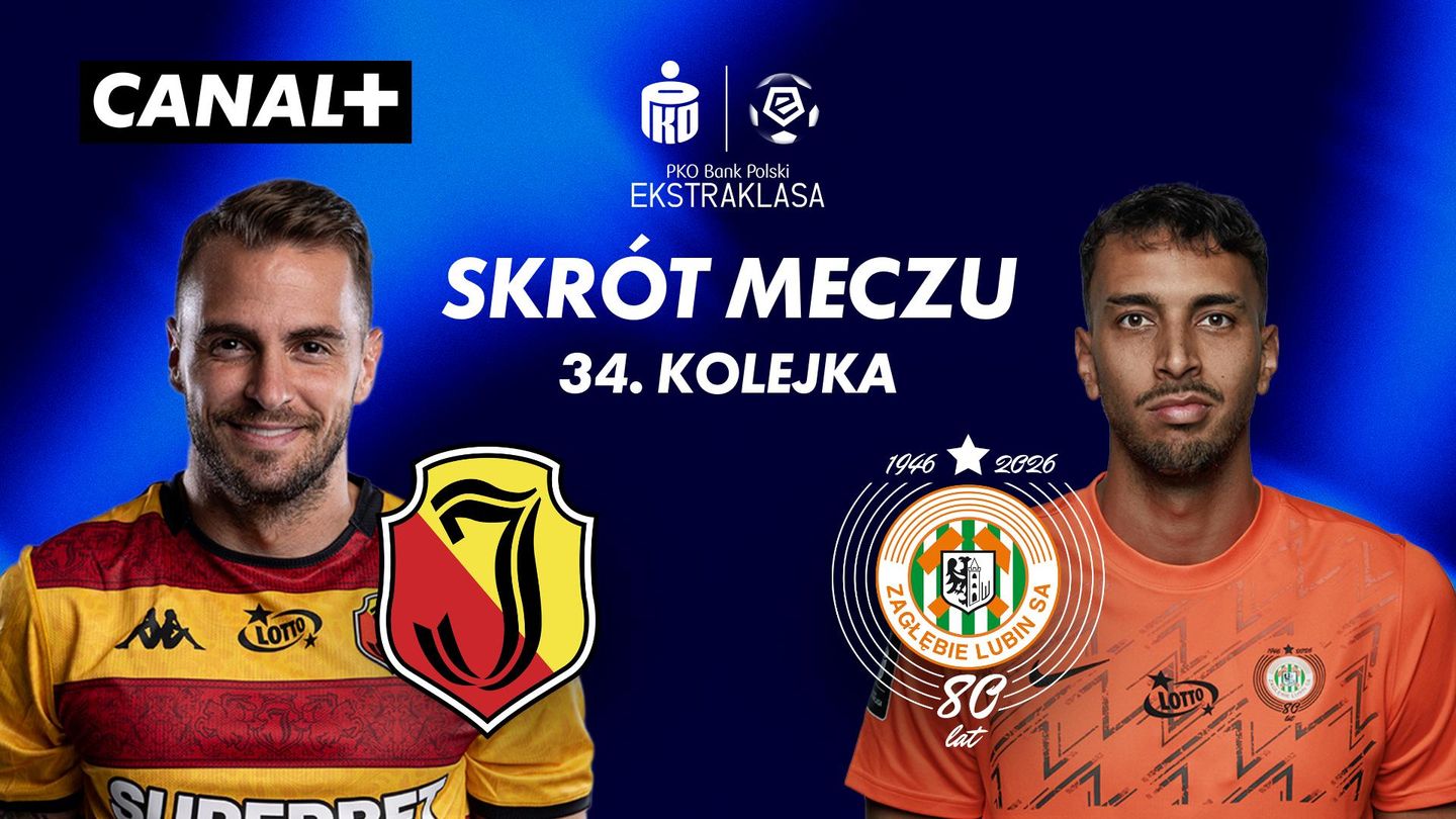 Skrót meczu Jagiellonia Białystok – KGHM Zagłębie Lubin