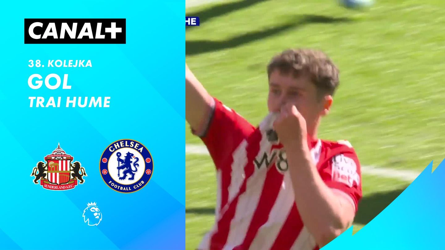 Gol Trai Hume przeciwko Chelsea (25')