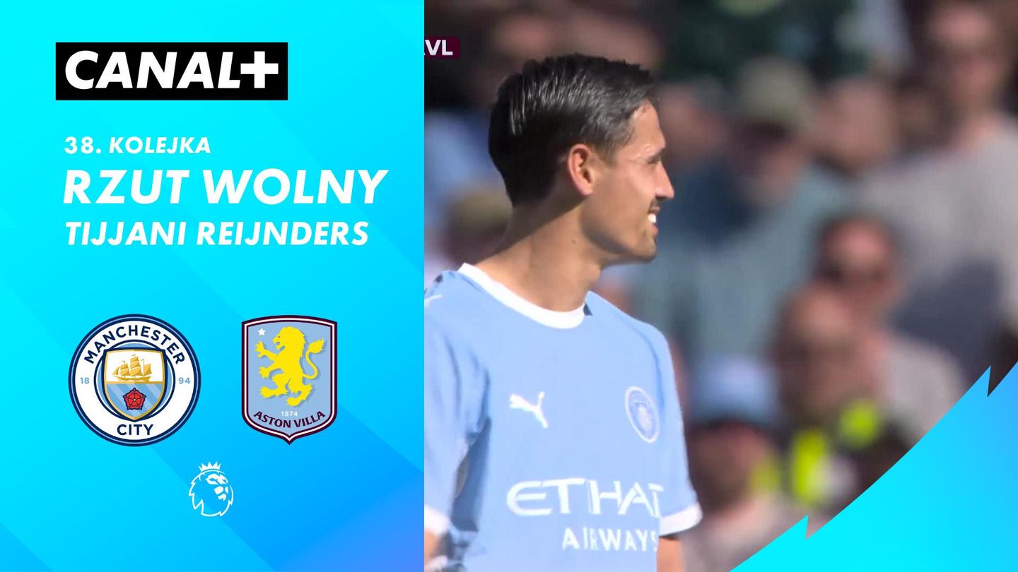 Rzut wolny Tijjani Reijnders przeciwko Aston Villa (34')