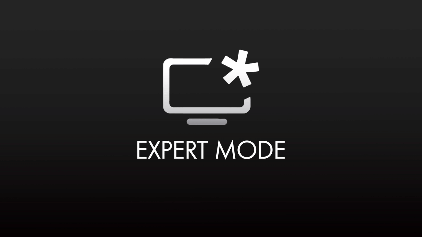 Expert mode