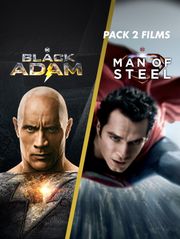 Pack BLACK ADAM - MAN OF STEEL