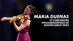 María Dueñas et l'orchestre philharmonique de Monte Carlo