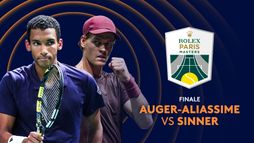 Finale . Félix Auger-Aliassime / Jannik Sinner