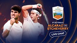8e de finale . Carlos Alcaraz / Tomás Martin Etcheverry