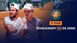 3e tour - Karen Khachanov - Jesper De Jong