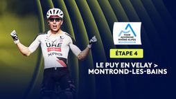 4e étape . Le Puy en Velay - Montrond-les-Bains (167,4 km)