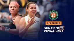 Demi-finale dames . Diana Shnaider / Maja Chwalinska
