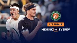 Demi-finale messieurs - Jakub Mensik / Alexander Zverev