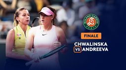 Finale dames . Maja Chwalinska / Mirra Andreeva