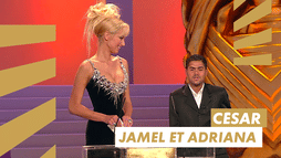 Jamel et Adriana aux César