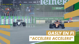 L'émotion de Julien Fébreau sur la victoire de Pierre Gasly