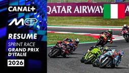 LE RÉSUMÉ DE LA COURSE SPRINT DU GRAND PRIX D'ITALIE 2026 - MOTOGP
