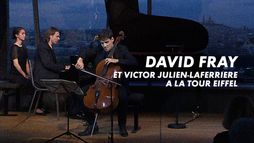 David Fray et Victor Julien-Laferrière à la Tour Eiffel
