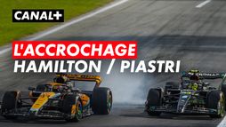 Le contact entre Hamilton et Piastri