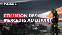 Départ catastrophique pour les Mercedes et abandon d'Hamilton