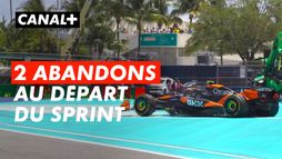 Le départ de la course sprint marqué par deux abandons