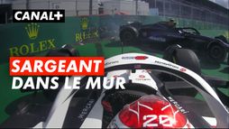 Logan Sargeant dans le mur
