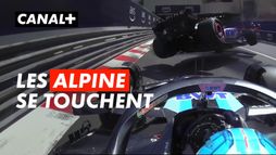 Contact entre Esteban Ocon et Pierre Gasly (Alpine) au départ du Grand Prix de Monaco - F1