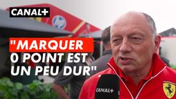 La réaction de Frédéric Vasseur après les deux abandons de Ferrari au Canada