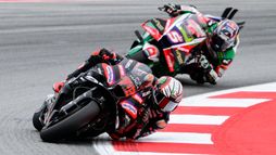 La course des Moto GP