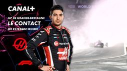 Le contact de Esteban Ocon au Grand Prix de Grande-Bretagne- 17e tour