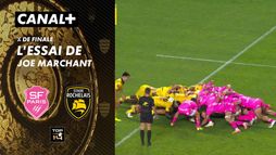 L'essai de Joe Marchant contre La Rochelle