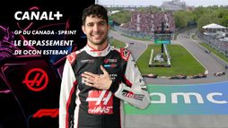 Le dépassement de Ocon Esteban au Grand Prix du Canada - Sprint- 1e tour - 0e tour