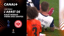 L'arrêt de Kauã Morais Vieira dos Santos contre Tottenham (93')