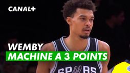 Wemby la machine à trois points
