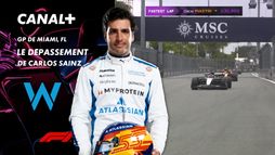 Le dépassement de Carlos Sainz au Grand Prix de Miami- 5e tour