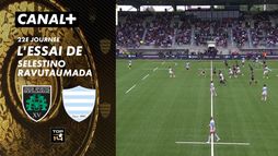 L'essai de Selestino Ravutaumada contre US Montauban