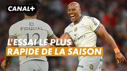 En 42 secondes, Teddy Thomas vient inscrire l’essai le plus rapide de TOP 14 à l’occasion de la rencontre entre Toulouse et Clermont 