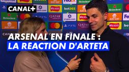 Arteta réagit avec joie à la qualification d'Arsenal en finale - Ligue des Champions 2025-2026