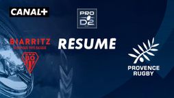 Le résumé de Biarritz / Provence Rugby