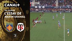 L'essai de Maxim Granell contre Toulouse