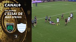 L'essai de Max Spring contre US Montauban