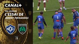 L'essai de Jeremy Fernandez contre US Montauban
