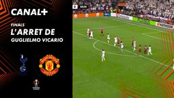 L'arrêt de Guglielmo Vicario contre Man. United (97')