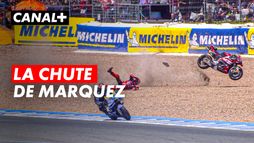 La chute de Marc Márquez lors du Grand Prix d'Espagne